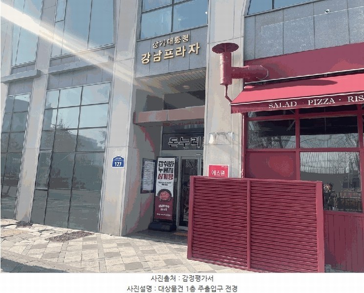 2025타경501800 세종특별자치시 시청대로 127, 강남프라자 지2층 비305호외1개호 근린상가 경매 이미지