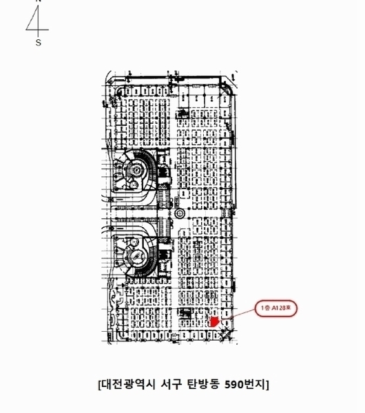 2025타경501898 대전광역시 서구 탄방동 590 근린시설 경매 이미지