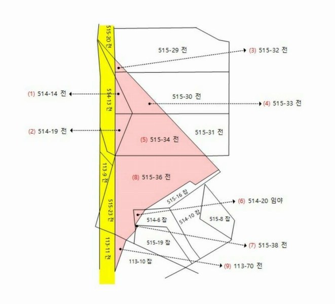 2025타경502179 세종특별자치시 장군면 대교리 514-14 농지 경매 이미지