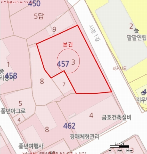 2025타경502457 세종특별자치시 부강면 부강리 457-3 대지 경매 이미지