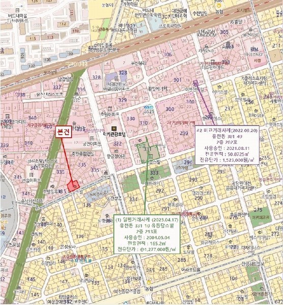 2025타경503495 대전광역시 중구 대둔산로494번길 19, 구분건물 2층 202호 근린상가 경매 이미지