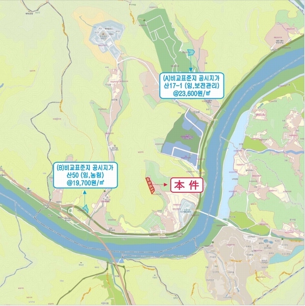 2023타경4523 세종특별자치시 장군면 금암리 318-1 임야 경매 이미지