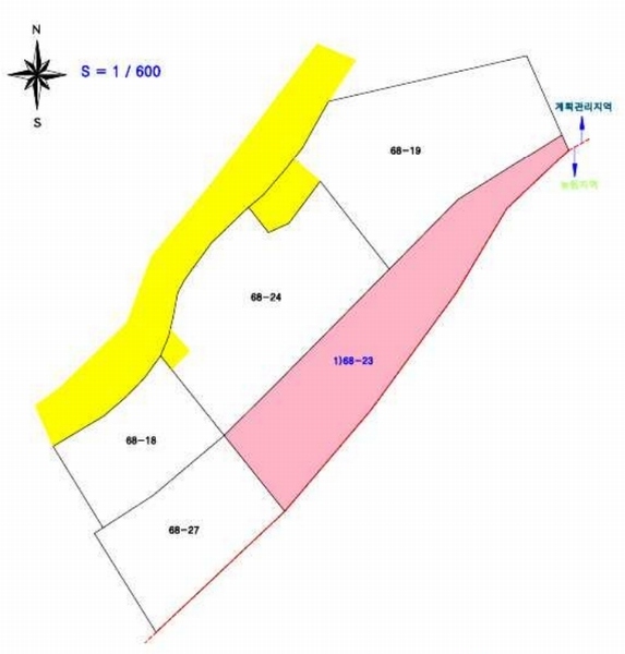 2025타경502259 충청남도 금산군 복수면 신대리 68-23 임야 경매 이미지