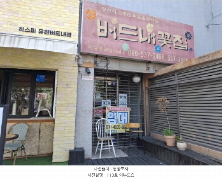 2025타경502537 대전광역시 중구 태평로 15, 버드내마을아파트 주상가동 1층 113호 근린상가 경매 이미지
