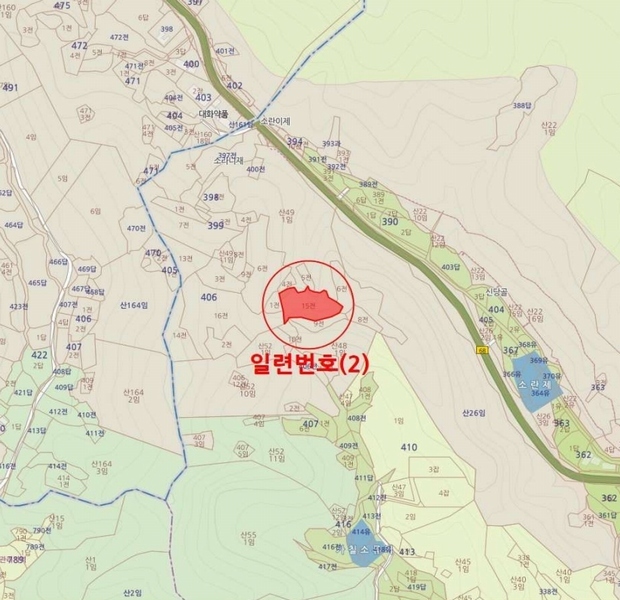 2025타경503154 충청남도 금산군 금성면 상가리 406-15 농지 경매 이미지