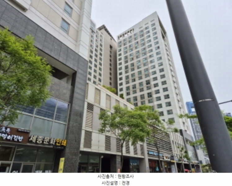2024타경107283 세종특별자치시 갈매로 364, 푸르지오시티 9층 941호 오피스텔[계약15평형] 경매 이미지