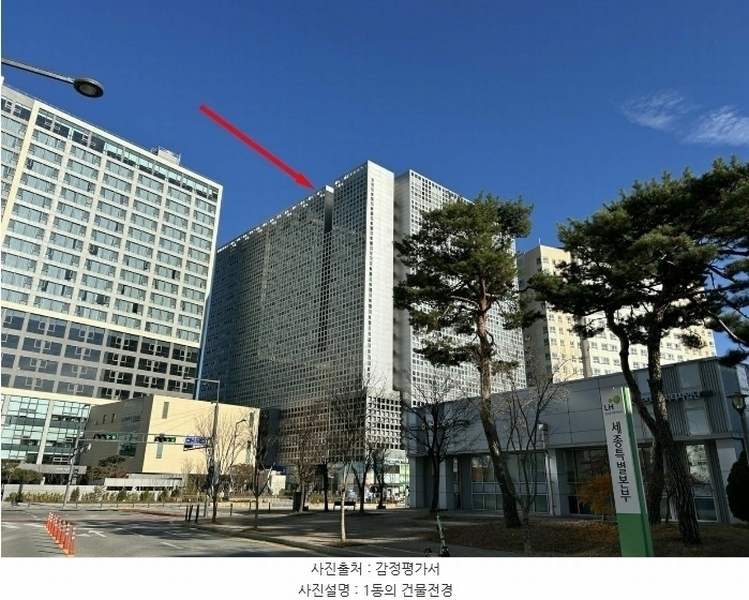 2024타경122978 세종특별자치시 가름로 255-21, 2차푸르지오시티 15층 1565호 오피스텔[계약16평형] 경매 이미지