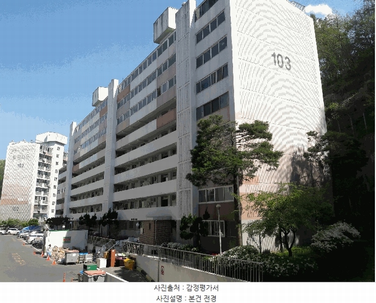 2025타경3128 대전광역시 서구 계룡로264번길 4, 월평타운 103동 1층 105호 아파트[공급24평형] 경매 이미지