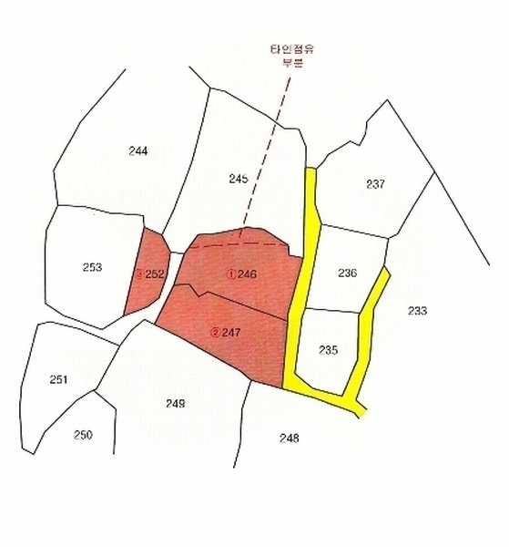 2024타경118887 경상북도 영천시 청통면 애련리 246 대지 경매 이미지