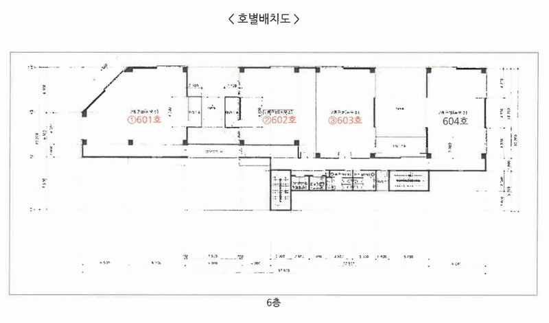 2025타경3501 경상북도 포항시 남구 오천읍 남원로 81, DESIGNCUBE 6층 603호 근린상가 경매 이미지