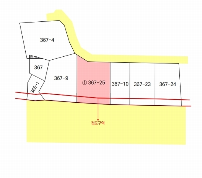 2025타경3675 세종특별자치시 장군면 금암리 367-25 대지 경매 이미지