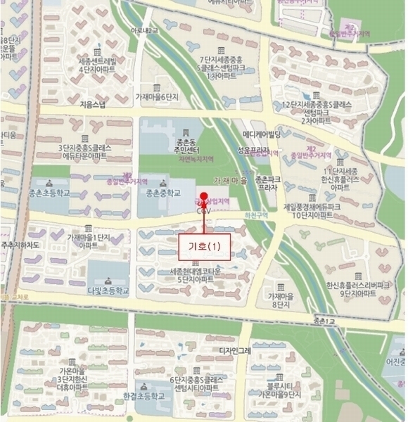2025타경3790 세종특별자치시 종촌동 673 근린상가 경매 이미지