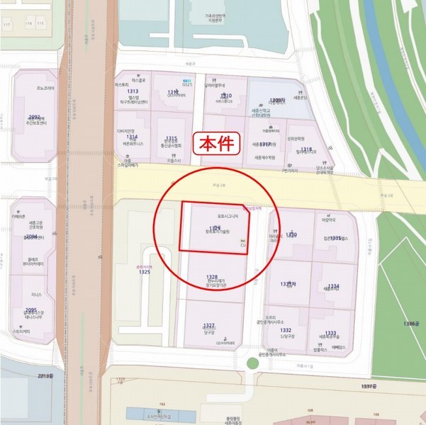 2025타경3896 세종특별자치시 아름동 1329 근린상가 경매 이미지