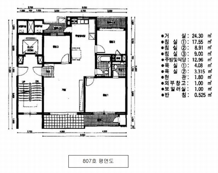 2025타경501768 대전광역시 유성구 송강로42번길 61, 청솔아파트 310동 8층 807호 아파트[공급30평형] 경매 이미지