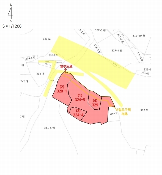 2025타경501788 세종특별자치시 전의면 읍내리 324-5 농지 경매 이미지