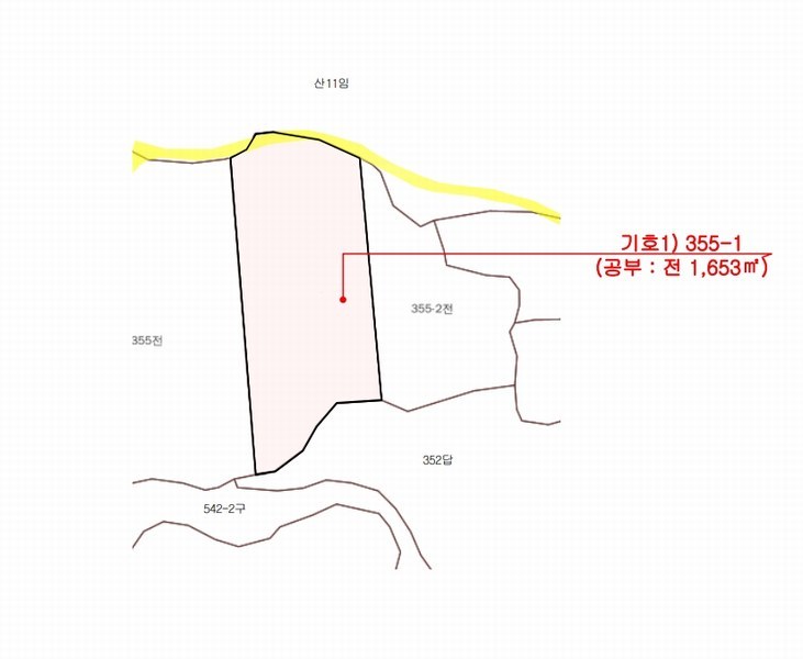 2025타경502328 세종특별자치시 장군면 송학리 355-1 농지 경매 이미지