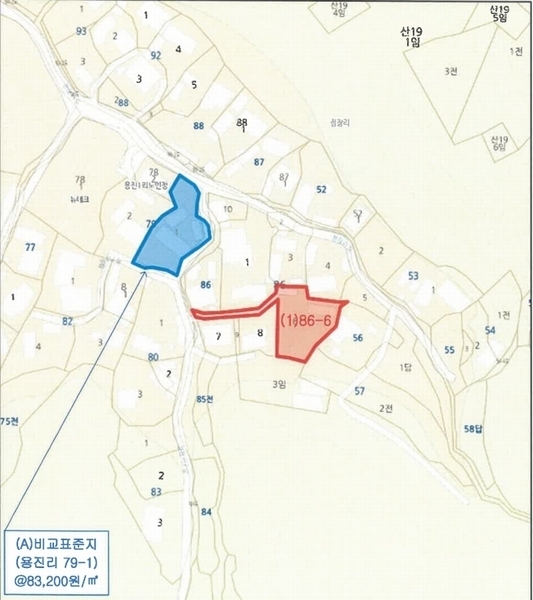2025타경502529 충청남도 금산군 복수면 용진리 86-6 대지 경매 이미지