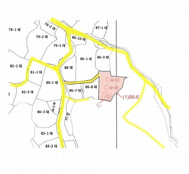 2025타경502529 충청남도 금산군 복수면 용진리 86-6 대지 경매 이미지