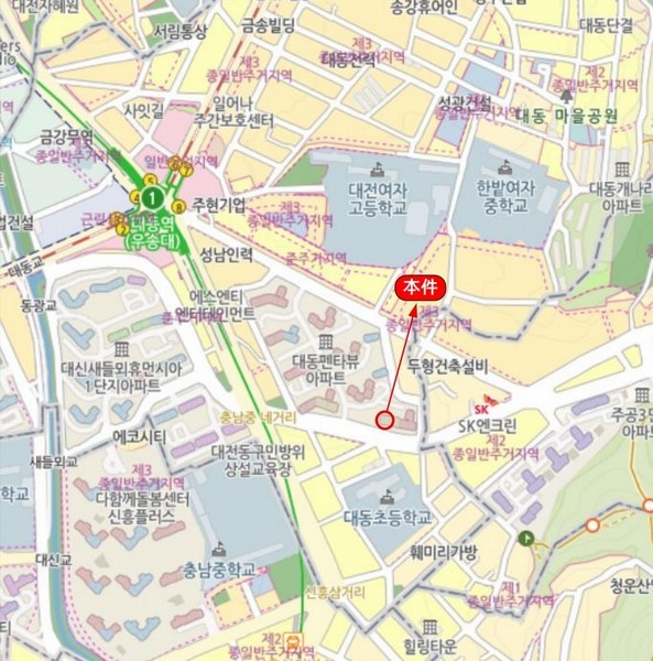 2025타경502990 대전광역시 동구 계족로140번길 33, 펜타뷰 110동 7층 705호 아파트 경매 이미지