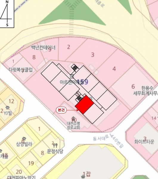 2025타경503622 대전광역시 중구 동서대로1440번길 5대전광역시 중구 동서대로144○○○○, 아르젠 8층 808호아르젠 8○○ 아파트[공급22평형] 경매 이미지