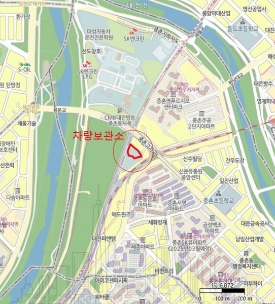 2025타경502892 대전광역시 중구 중촌동 265-4, 영광주차장 제네시스(GENESIS) 경매 이미지