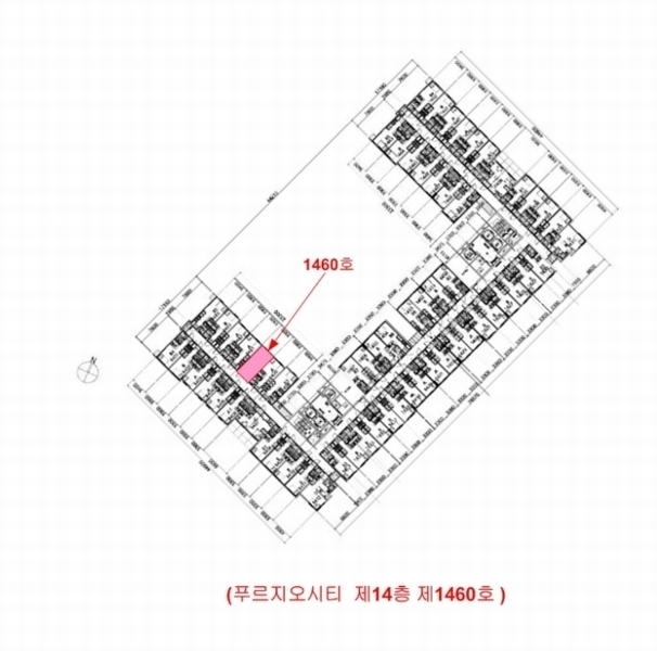 2024타경124035 세종특별자치시 갈매로 364, 푸르지오시티 14층 1460호 오피스텔[계약15평형] 경매 이미지