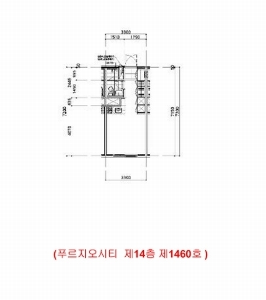 2024타경124035 세종특별자치시 갈매로 364, 푸르지오시티 14층 1460호 오피스텔[계약15평형] 경매 이미지