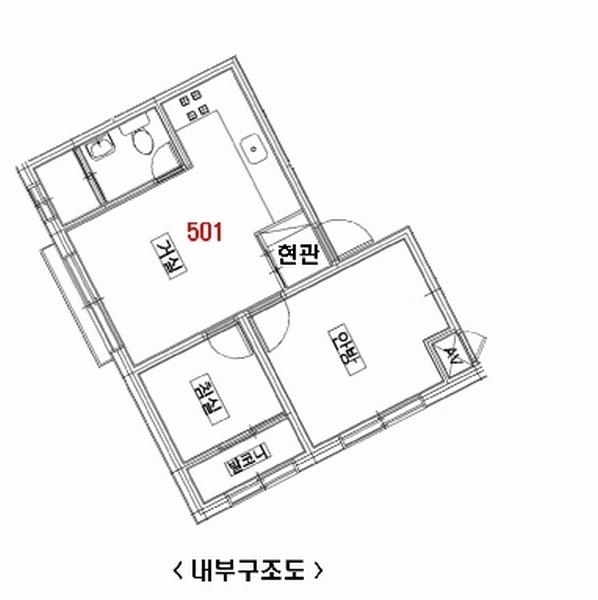 2025타경10724 서울특별시 강서구 가로공원로80길 61, 동선벨리체 5층 501호 다세대(빌라) 경매 이미지