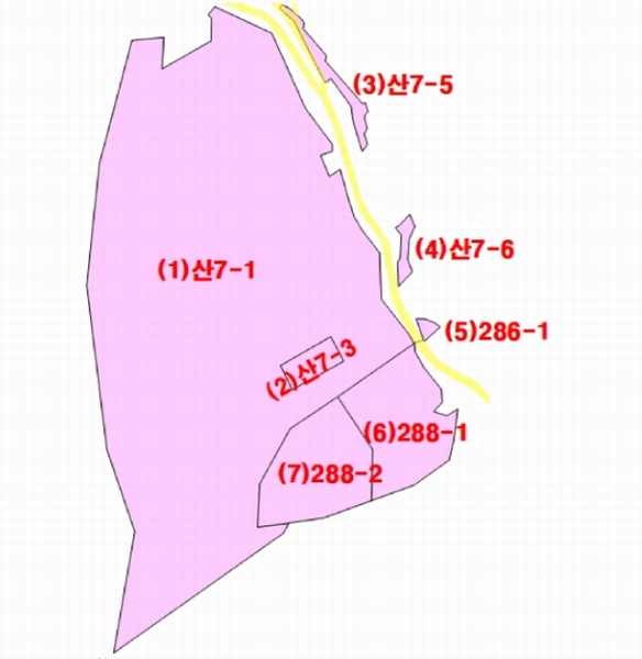 2025타경1580 대전광역시 동구 상소동 산7-1 임야 경매 이미지