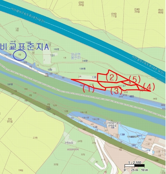 2025타경502100 세종특별자치시 장군면 봉안리 485-51 농지 경매 이미지