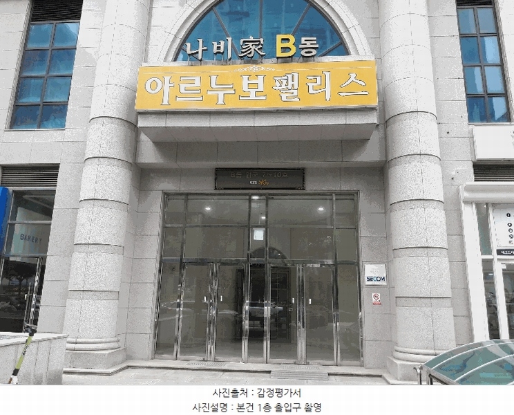 2025타경502414 대전광역시 서구 둔산중로 20, 나비가아르누보팰리스 7층 710호 오피스텔[계약111평형] 경매 이미지