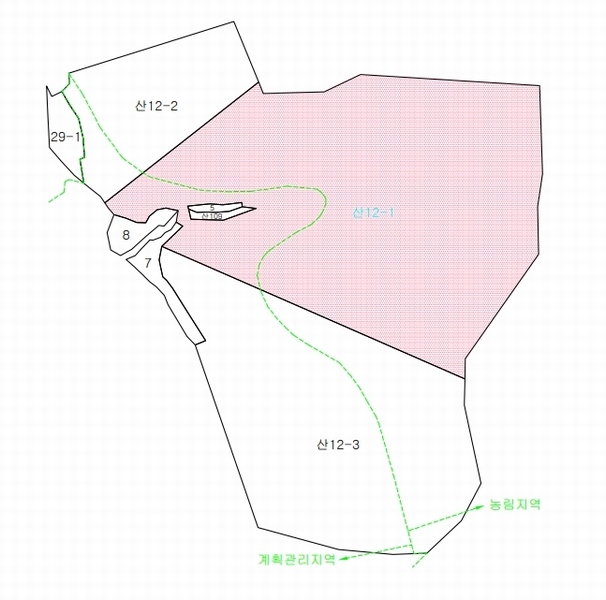 2024타경110685 경상북도 영천시 청통면 계지리 산12-1 임야 경매 이미지
