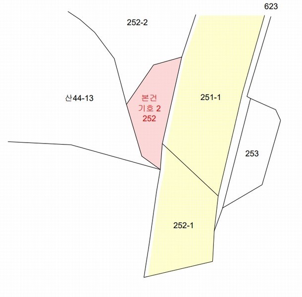 2024타경124837 세종특별자치시 장군면 금암리 252 농지 경매 이미지