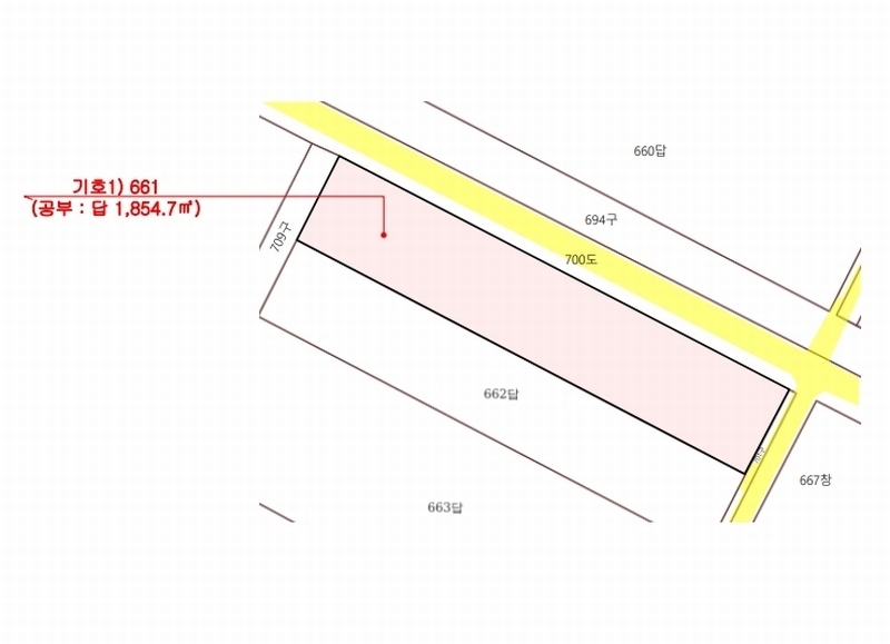 2025타경3886 세종특별자치시 연서면 쌍전리 661 농지 경매 이미지