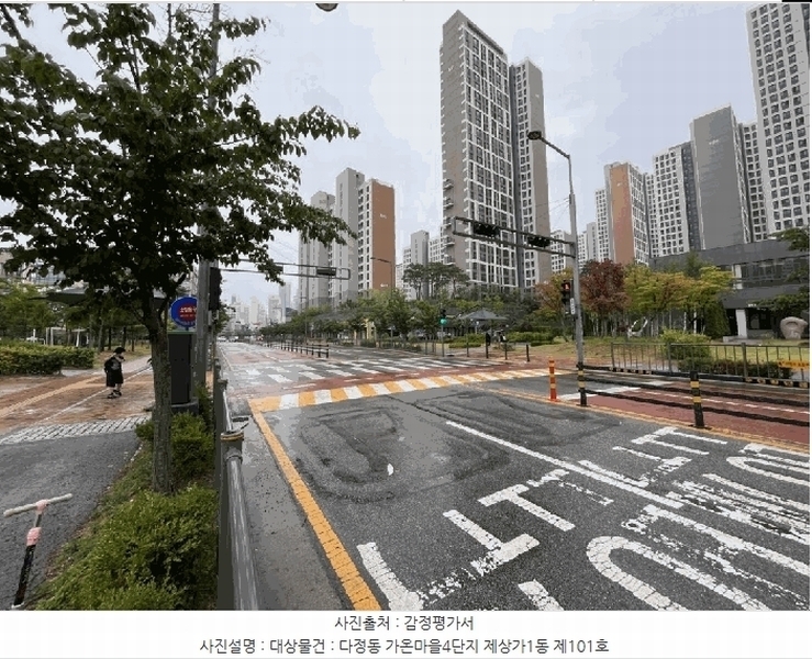2025타경502623 세종특별자치시 다정중앙로 19, 가온마을4단지 상가1동 지1층 101호 근린상가 경매 이미지
