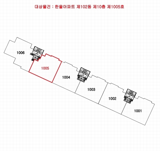 2025타경502825 대전광역시 동구 동서대로1770번길 76, 한울아파트 102동 10층 1005호 아파트[공급32평형] 경매 이미지