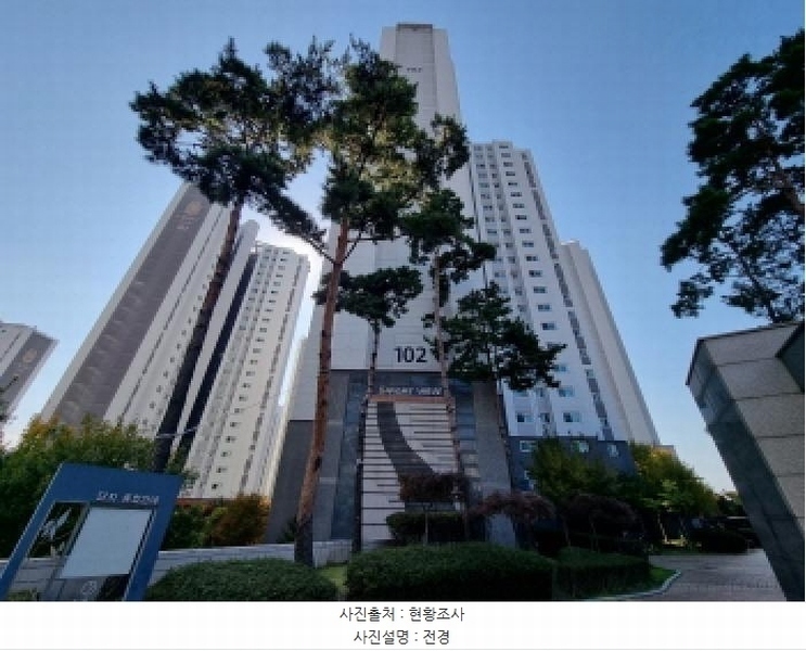 2025타경503670 대전광역시 동구 성남로 15, 스마트뷰 102동 19층 1902호 아파트[공급33평형] 경매 이미지