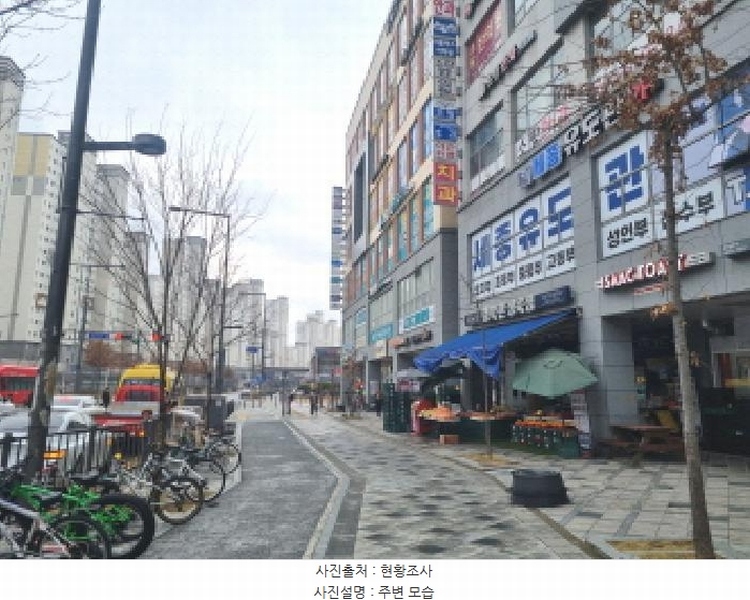 2025타경502007 세종특별자치시 한누리대로 2018, 세종사이언스타운 1층 102호 근린상가 경매 이미지