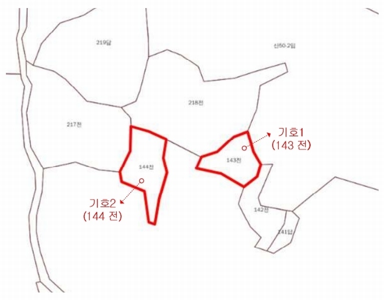 2024타경11368 충청남도 금산군 군북면 조정리 144 농지 경매 이미지