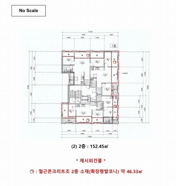 2024타경100527 대전광역시 대덕구 덕암동  44-10 근린주택 경매 이미지