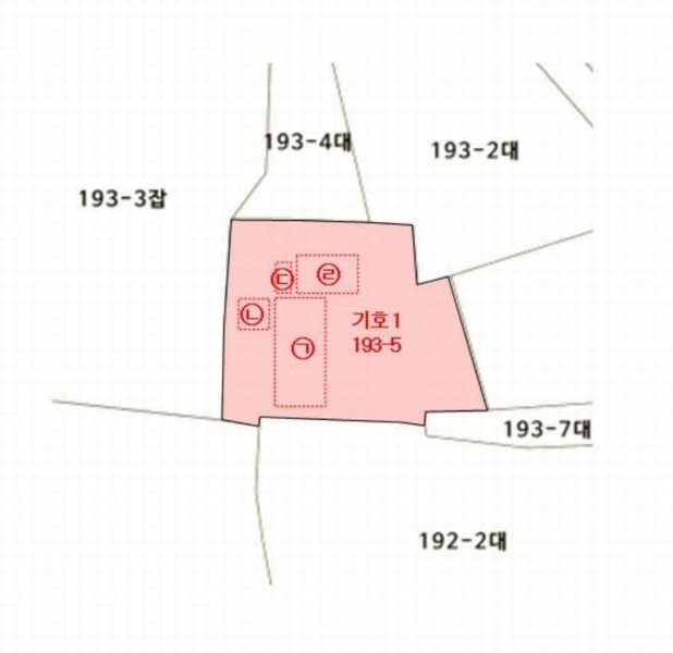 2024타경118047 충청남도 금산군 남일면 음대리 193-5 대지 경매 이미지