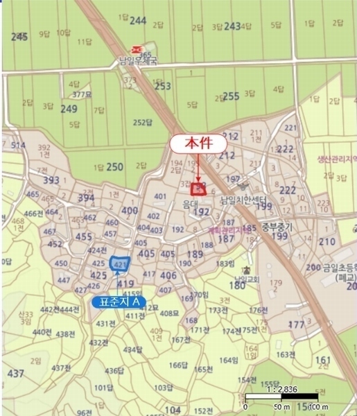 2024타경118047 충청남도 금산군 남일면 음대리 193-5 대지 경매 이미지