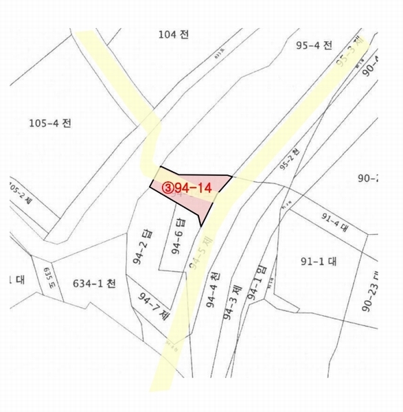 2025타경501853 세종특별자치시 장군면 대교리 79-171 임야 경매 이미지