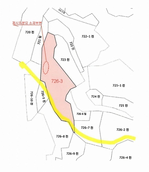2025타경502255 충청남도 금산군 제원면 수당리 726-3 농지 경매 이미지