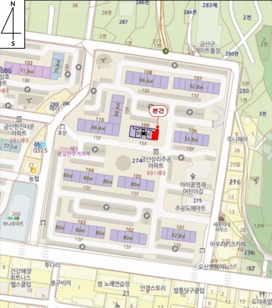 2025타경502713 충청남도 금산군 비호산로 5, 주공아파트 109동 6층 601호 아파트[공급20평형] 경매 이미지