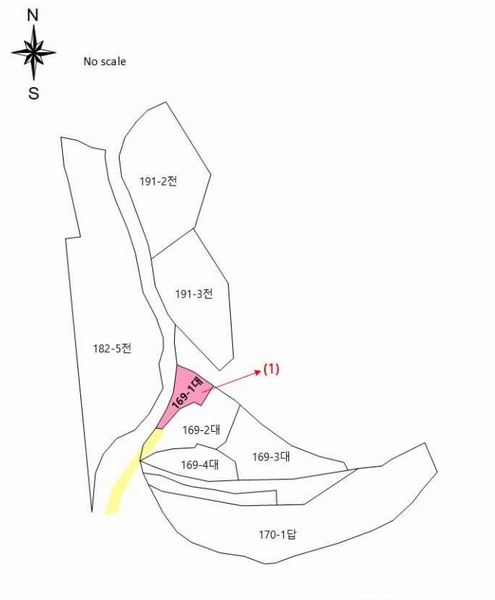 2025타경502805 세종특별자치시 전동면 송곡리 169-1 대지 경매 이미지
