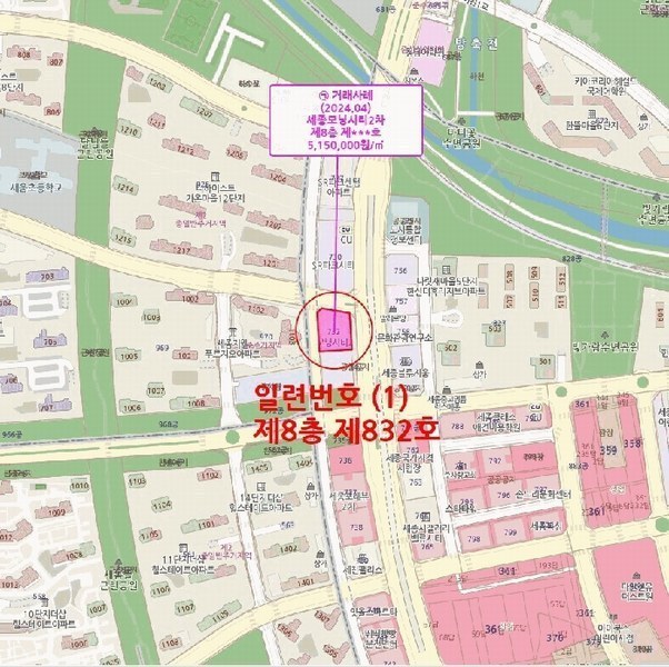 2025타경503489 세종특별자치시 나성동 732 아파트[공급10평형] 경매 이미지
