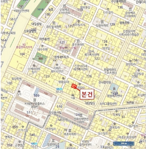 2025타경503687 대전광역시 대덕구 비래동로7번길 27, 보성빌라 3층 301호 다세대(빌라)[공급16평형] 경매 이미지