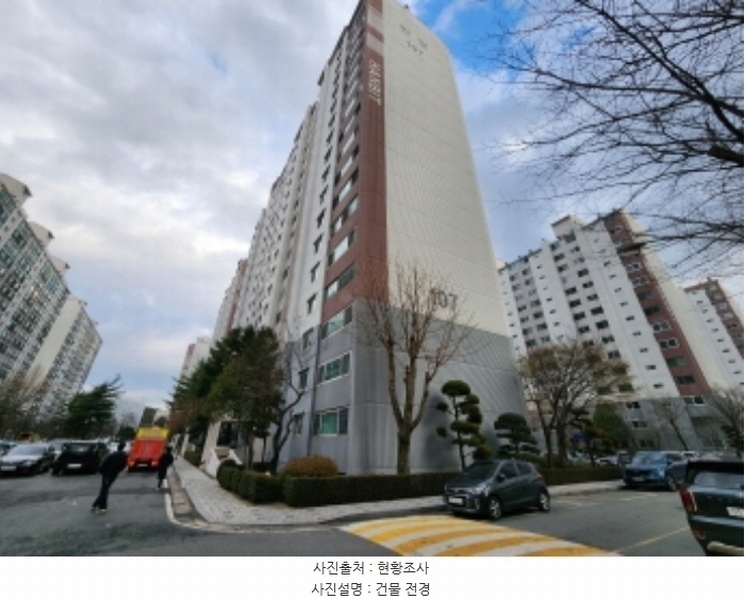 2024타경124424 대전광역시 유성구 어은로 57, 한빛아파트 107동 14층 1401호 아파트[공급46평형] 경매 이미지