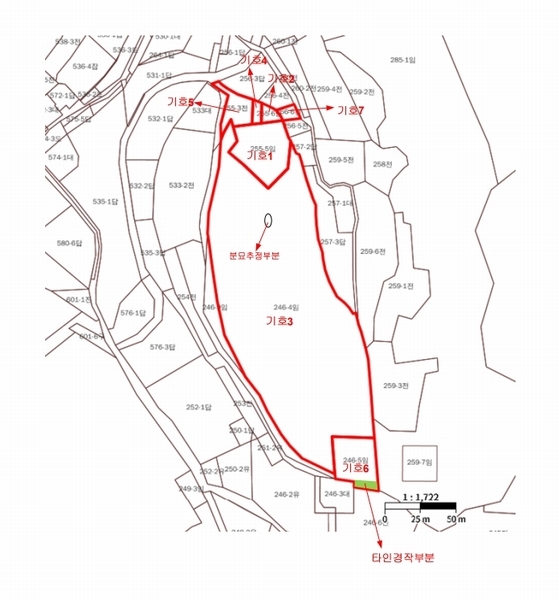 2025타경2859 충청남도 금산군 진산면 지방리 255-5 임야 경매 이미지